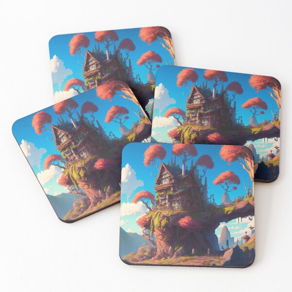 Item preview, Fantasy Landscapes 05 | Colorful Cartoon Landscapes designed and sold by Sunchaser World.
