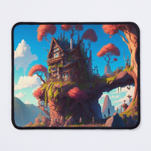 Item preview, Fantasy Landscapes 05 | Colorful Cartoon Landscapes designed and sold by Sunchaser World.