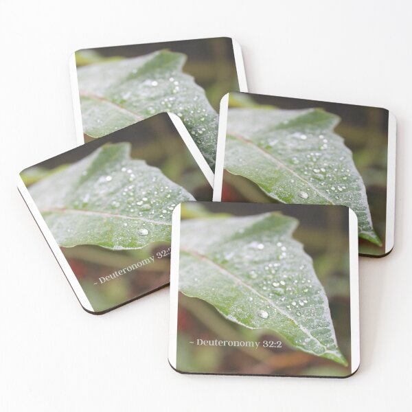 Item preview, Dewdrops of Serenity: A leaf in the morning light designed and sold by inspiredbnature.