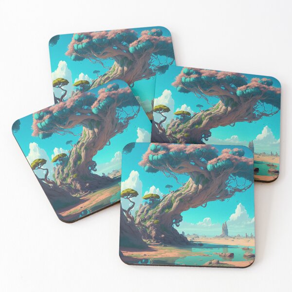 Item preview, Fantasy Landscapes 04 | Colorful Cartoon Landscapes designed and sold by Sunchaser World.