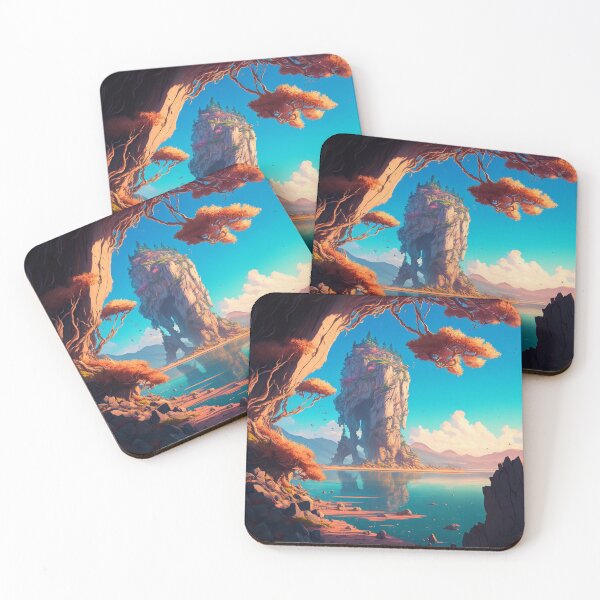 Item preview, Fantasy Landscapes 08 | Colorful Cartoon Landscapes designed and sold by Sunchaser World.