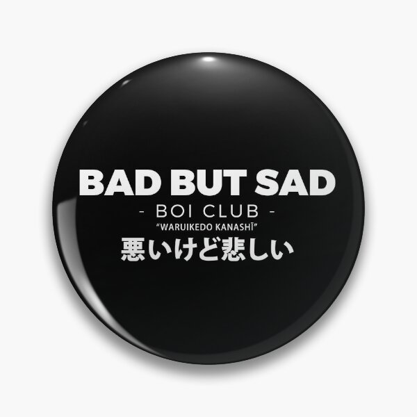 Item preview, Bad but sad boi club japanese kanji designed and sold by ALIENATIVED.