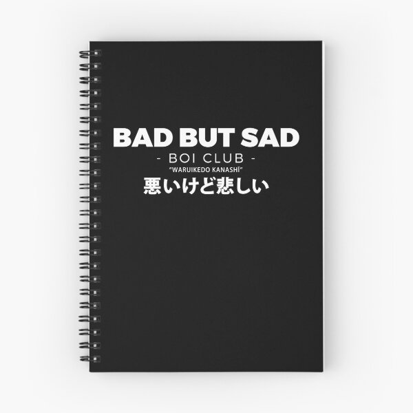 Item preview, Bad but sad boi club japanese kanji designed and sold by ALIENATIVED.