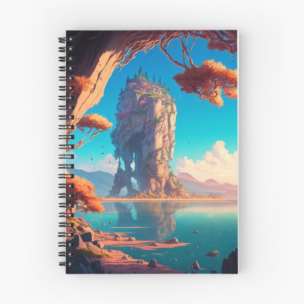 Item preview, Fantasy Landscapes 08 | Colorful Cartoon Landscapes designed and sold by Sunchaser World.