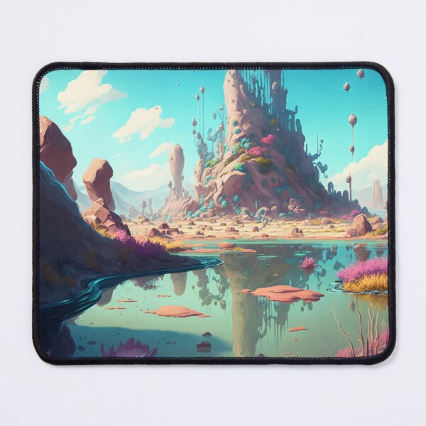 Item preview, Fantasy Landscapes 07 | Colorful Cartoon Landscapes designed and sold by Sunchaser World.