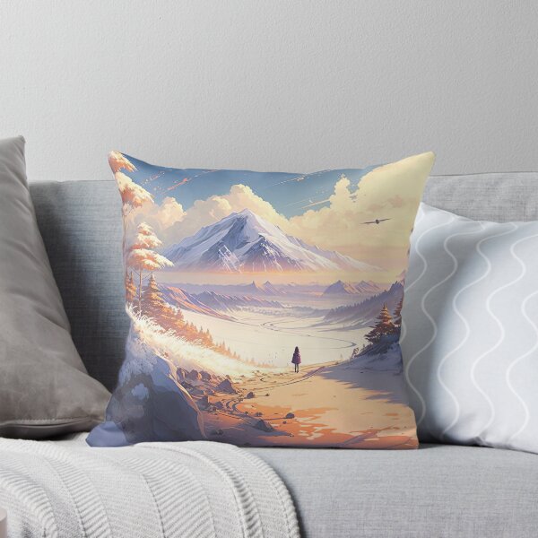 Aperçu de l'œuvre Fuji Montagne Lever de Soleil Snow créée et vendue par AiCollection.