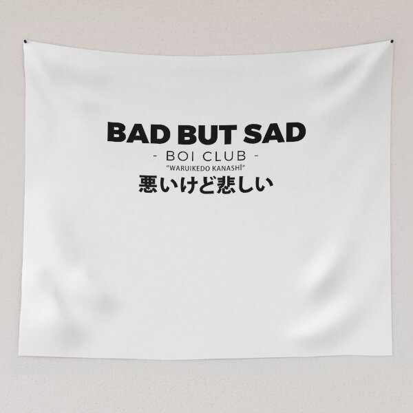 Item preview, Bad but sad boi club japanese kanji designed and sold by ALIENATIVED.