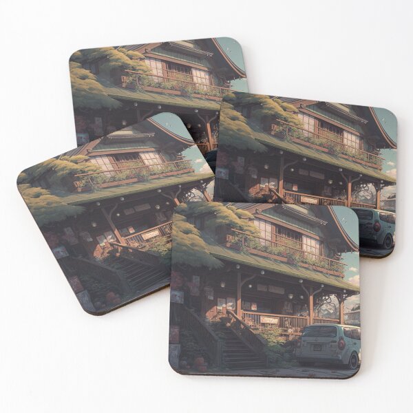 Item preview, Japan Fantasy Landscapes 05 | Colorful Cartoon Landscapes designed and sold by Sunchaser World.