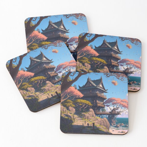 Item preview, Japan Fantasy Landscapes 02 | Colorful Cartoon Landscapes designed and sold by Sunchaser World.