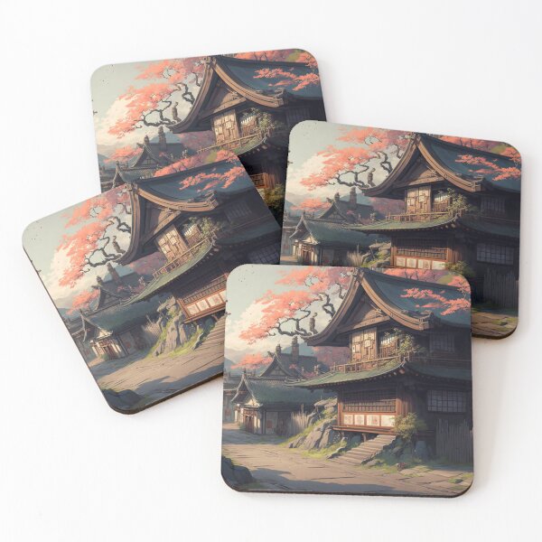 Item preview, Japan Fantasy Landscapes 01 | Colorful Cartoon Landscapes designed and sold by Sunchaser World.