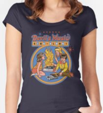 Teufelsmusik Sing-Along Tailliertes Rundhals-Shirt