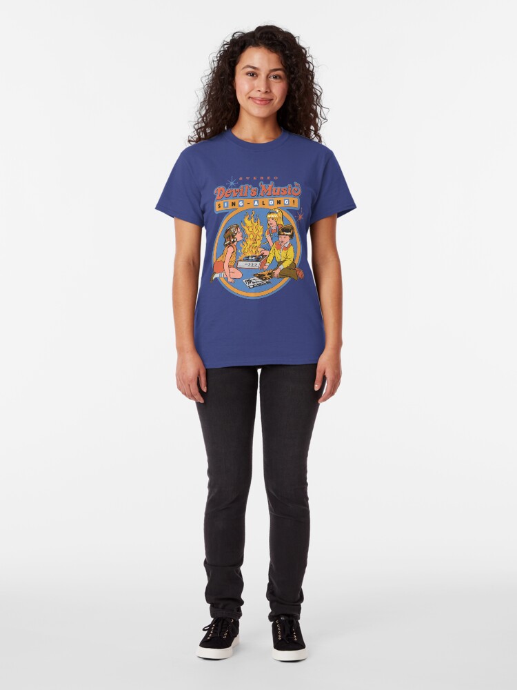 Alternate view of Devil's Music Sing-Along Classic T-Shirt