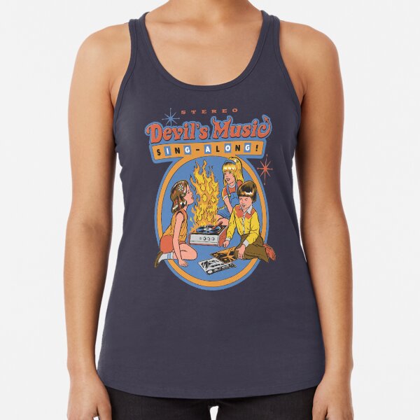Devil's Music Sing-Along Racerback Tank Top