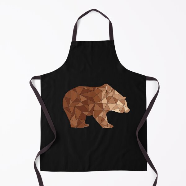 Item preview, Geometric Brown Bear designed and sold by atedesigns.