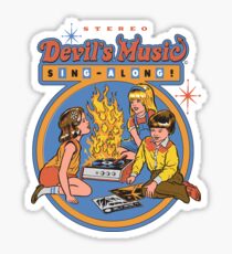 Devil's Music Sing-Along Sticker