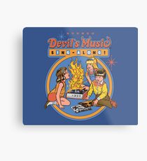 Devil's Music Sing-Along Metal Print