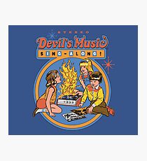 Devil's Music Sing-Along Photographic Print