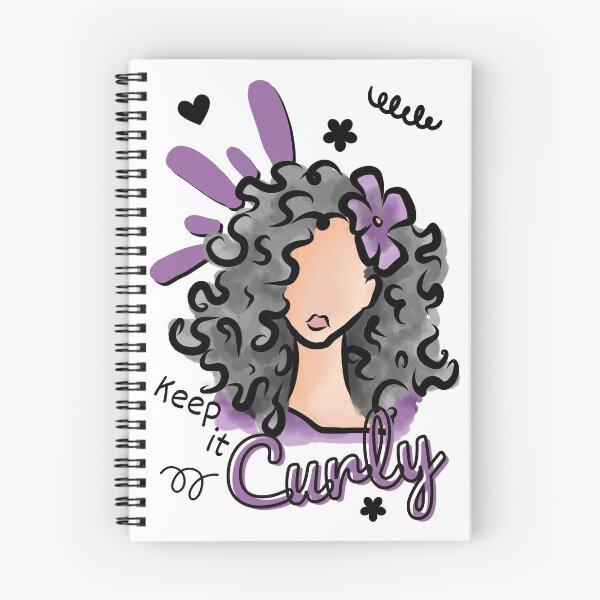 Item preview, Keep it Curly (Gray) designed and sold by Curly-Cuties.