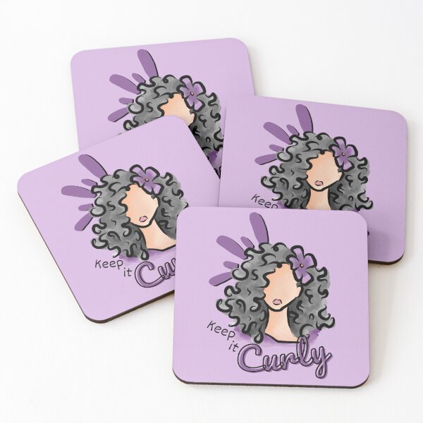 Item preview, Mantenlo rizado (gris) designed and sold by Curly-Cuties.