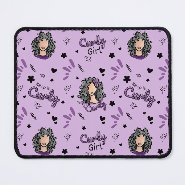 Item preview, Keep it Curly (Gray) designed and sold by Curly-Cuties.