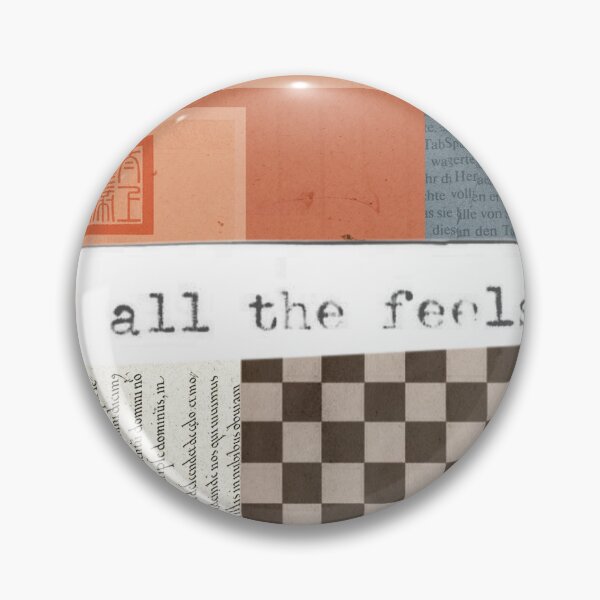 Item preview, "all the feels" phrase illustration  designed and sold by Titi-Titi.