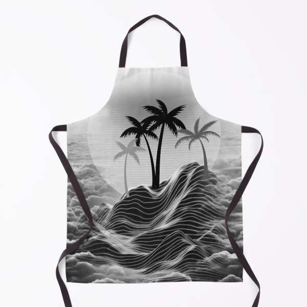 Item preview, Palm Trees in the Sky Black & White designed and sold by RagWeasel.