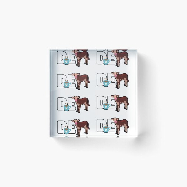 Item preview, Funny "DE-CALF COW" Decaf Coffee Cow puns Sticker pack designed and sold by FarmsteadAcers.