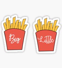 Big Little French Fries Sticker