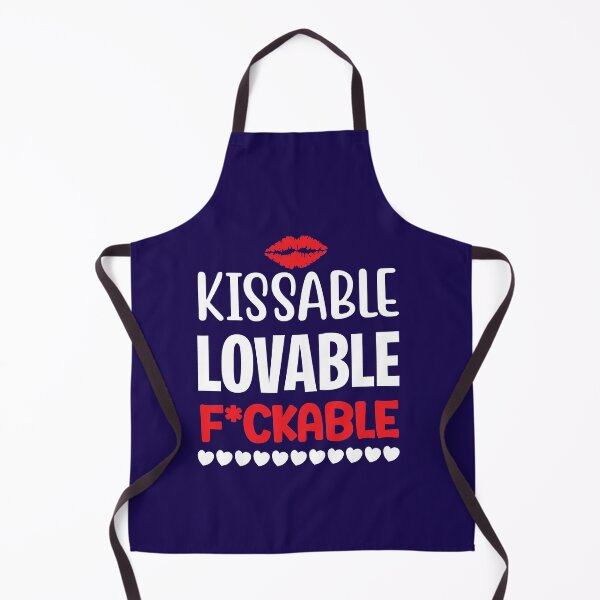Item preview, Kissable Lovable F*ckable, Valentine Gift for Girlfriend or Boyfriend designed and sold by Sunnyhova.