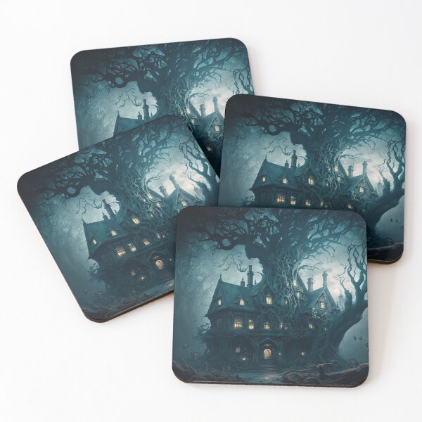 Item preview, Creepy Forest Mansion designed and sold by ArcaneVisions.