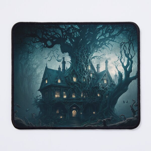 Item preview, Creepy Forest Mansion designed and sold by ArcaneVisions.