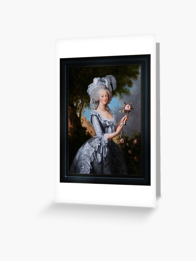 Marie Antoinette with a Rose by Elisabeth-Louise Vigée Le