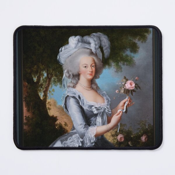 Item preview, Marie Antoinette with a Rose by Elisabeth-Louise Vigée Le Brun Remastered Xzendor7 Classical Art Old Masters Reproductions designed and sold by Xzendor7 Digital Art Creations.