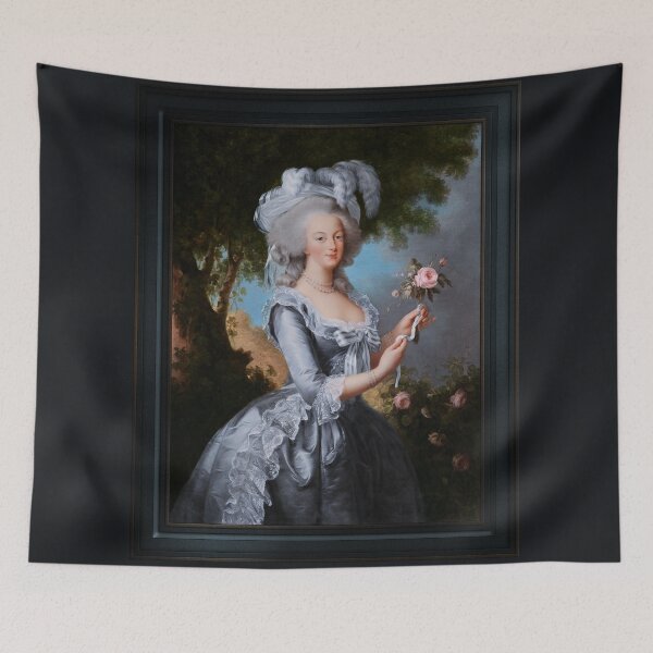 Item preview, Marie Antoinette with a Rose by Elisabeth-Louise Vigée Le Brun Remastered Xzendor7 Classical Art Old Masters Reproductions designed and sold by Xzendor7 Digital Art Creations.