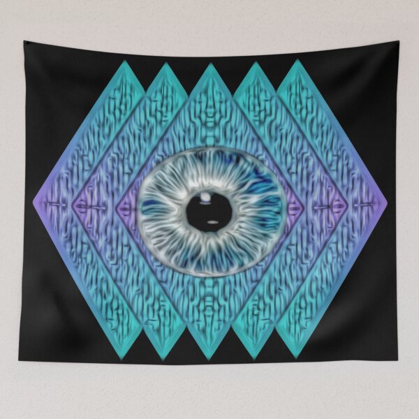 Item preview, eye in the rhombuses  designed and sold by Cyberomiz.