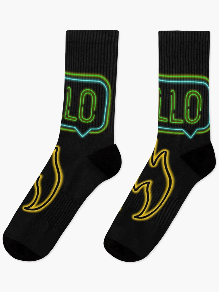 Thumbnail 1 of 5, Socks, Hello designed and sold by MATHEUS TONON.