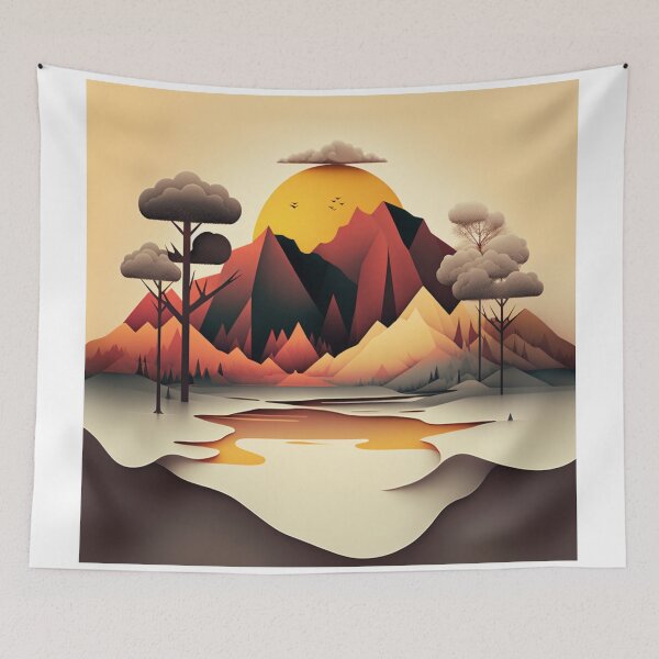Item preview, Landscape #108 designed and sold by Cheese Design Studio.