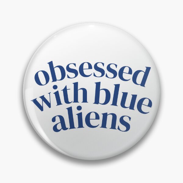 Item preview, Obsessed With Blue Aliens | Dark Blue designed and sold by riyasarts.