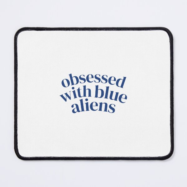 Item preview, Obsessed With Blue Aliens | Dark Blue designed and sold by riyasarts.