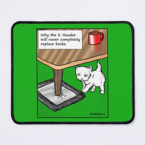 Item preview, E-Reader Will Not Replace Books designed and sold by Dave Hussell.