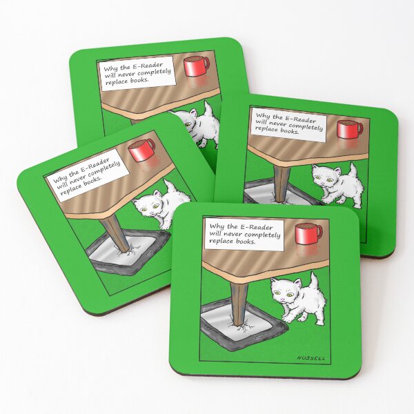 Item preview, E-Reader Will Not Replace Books designed and sold by Dave Hussell.