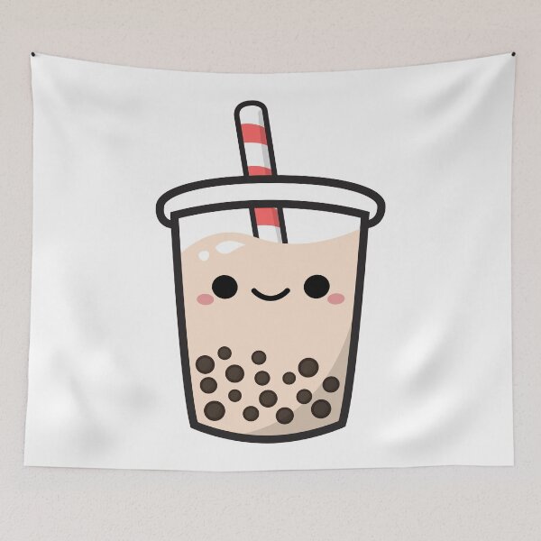 Item preview, Kawaii Bubble Tea Boba Tea Milk Coffee Lychee designed and sold by Mystocus.