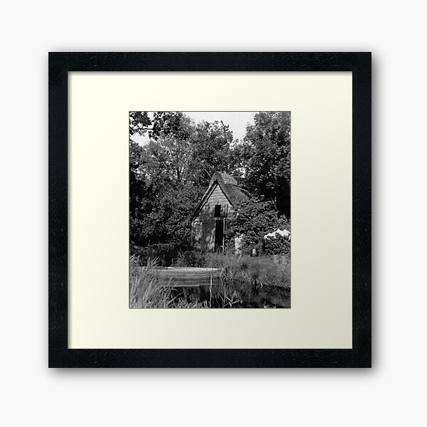 Item preview, Boatshed and boat 1901-1907 designed and sold by JoeBensonDesign.
