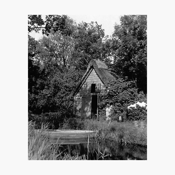 Item preview, Boatshed and boat 1901-1907 designed and sold by JoeBensonDesign.