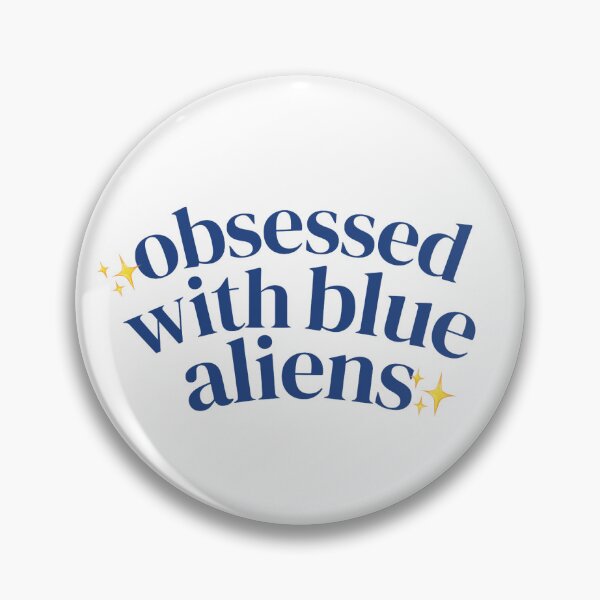 Item preview, Obsessed With Blue Aliens | Overlapping Star Emoji | Dark Blue designed and sold by riyasarts.