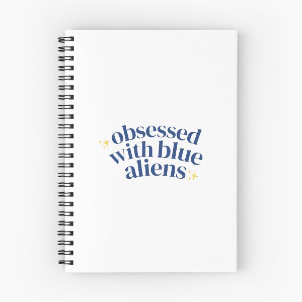 Item preview, Obsessed With Blue Aliens | Star Emoji | Dark Blue designed and sold by riyasarts.