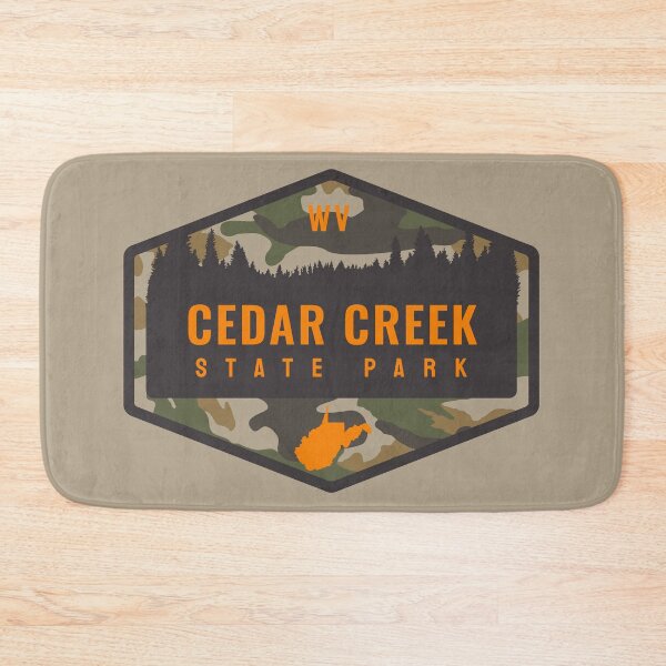 Item preview, Cedar Creek State Park State Park West Virginia Camouflage Forest Badge designed and sold by palmettodigital.
