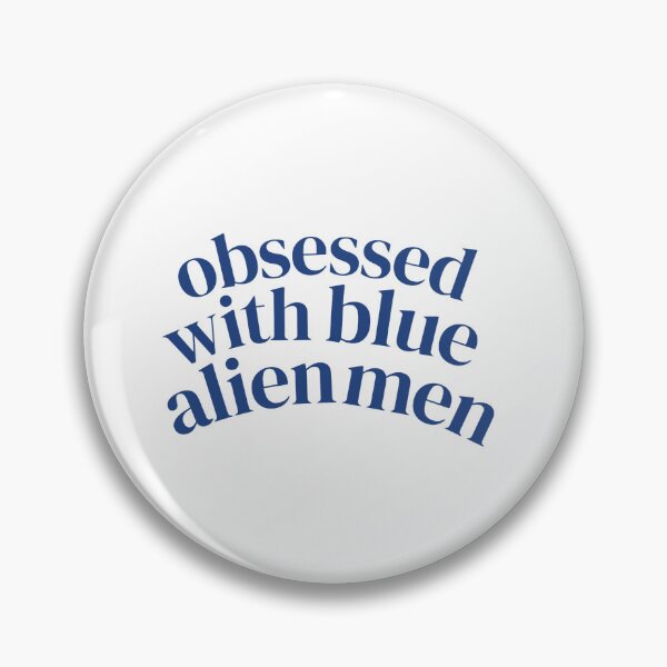 Item preview, Obsessed With Blue Alien Men | Dark Blue designed and sold by riyasarts.