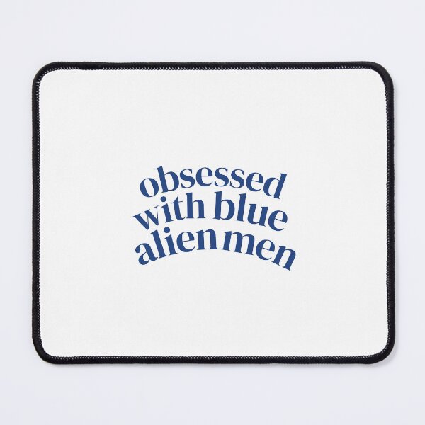 Item preview, Obsessed With Blue Alien Men | Dark Blue designed and sold by riyasarts.