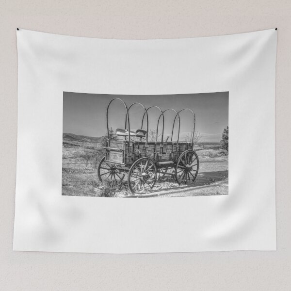 Item preview, Abandoned Wagon B&W designed and sold by loggeron30.